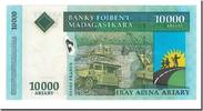 Madagascar 10,000 Ariary Banknote, Undated, KM:85 -