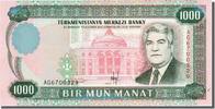 Turkmenistan 1000 Manat Banknote -