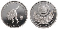 KOREA-SOUTH 5000 Won Coin, Silver, KM:70 -
