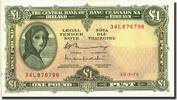 Ireland - Republic 1 Pound Banknote, 1962-1976, KM:64a -