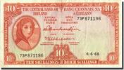 Ireland - Republic 10 Shillings Banknote, 1968-06-06, KM:63a -