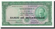 Mozambique 100 Escudos Banknote, 1961-03-27, KM:109a -