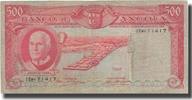 Angola 500 Escudos 1970 Banknote, 1970-06-10, KM:97, EF(40-45) S 309.17 元  ＋  41.42 元 运费