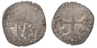 France Douzain Coin, Grenoble, Silver, Sombart:4442 -