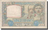 France 20 Francs Science et Travail, 1940-10-26 -