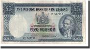 New Zealand 5 Pounds Banknote, Undated 1940-1967, KM:160d -