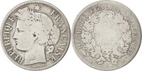 France 2 Francs Coin, Cérès, Paris, Silver, KM:760.1 -