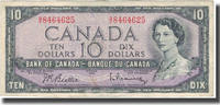 Canada 10 Dollars Banknote, KM:79b -