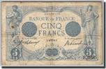France 5 Francs Banknote, 5 F 1912-1917 ''Bleu'' -