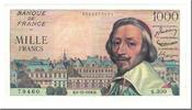France 1000 Francs Banknote, 1956-12-06, Fayette:42.24, KM:134a -
