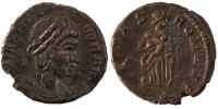 Nummus Coin, Theodora, Bronze, Cohen:4 -