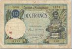 Madagascar 10 Francs 1937 Banknote, Undated (1937), KM:36 S 250.60 元  ＋  41.42 元 运费