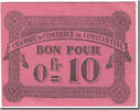 Algeria 10 Centimes Banknote, Constantine, 1915-10-12 -