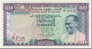 Ceylon 50 Rupees Banknote, 1974-08-27, KM:79a -