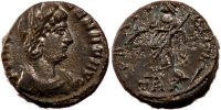 Nummus Coin, Theodora, Trier, Copper, Cohen:1 -