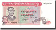 Zaire 50 Makuta Banknote, 1978-05-20, KM:16c -