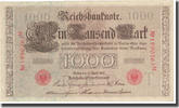 Germany 1000 Mark Banknote, 1910-04-21, KM:44b -