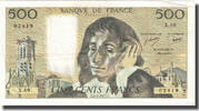 France 500 Francs Pascal, 1977-02-03, Fayette:71.16, KM:156d -