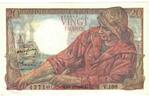 France 20 Francs Pêcheur, V.188, Fayette:13.13, KM:100c -