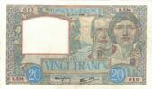 France 20 Francs Science et Travail, 1940-07-11, Fayette:12.04 -