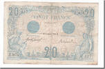 France 20 Francs Bleu, 1913-02-01, Fayette:10.3, KM:68b -