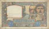 France 20 Francs Science et Travail, 1941-10-30 -