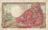 France 20 Francs Pêcheur, P.101, Fayette:13.7, KM:100a -