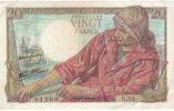 France 20 Francs Pêcheur, G.35, Fayette:13.3, KM:100a -