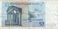 Tunisia 10 Dinars Banknote, 2005-11-07, KM:90 -