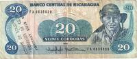 Nicaragua 20 Cordobas 1985, KM:152 -