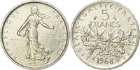 France 5 Francs Semeuse, Paris, Silver, Gadoury:770, KM:926 -
