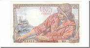 France 20 Francs Pêcheur, 1942-02-12, Fayette:13.1, KM:100a -