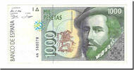 Spain 1000 Pesetas Banknote, 1992-10-12, KM:163 -