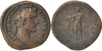 Sestertius Coin, Antoninus Pius, Roma, Copper, Cohen:318 -