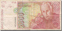 Spain 2000 Pesetas Banknote, 1992-04-24, KM:164 -