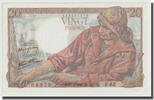 France 20 Francs Pêcheur, 1943-01-28, Fayette:13.5, KM:100a -