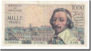 France 1000 Francs Richelieu, 1956-12-06, Fayette:42.24 -