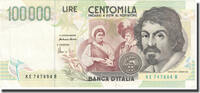 Italy 100,000 Lire Banknote, 1994-05-06, KM:117b -