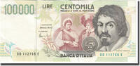 Italy 100,000 Lire Banknote, 1994-05-06, KM:117b -
