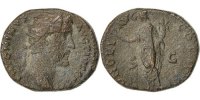 Dupondius Coin, Antoninus Pius, Copper, Cohen:415 -