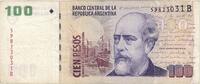 Argentina 100 Pesos Banknote, UNDATED (1992-1997), KM:345b -