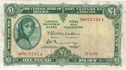 Ireland - Republic 1 Pound Banknote, 1970-09-17, KM:64b -