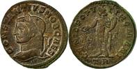 Follis Coin, Constantius I, Trier, Billon, RIC:220a -