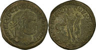 Follis Coin, Constantius I, Kyzikos, Copper, RIC:VI 9a -