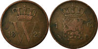 Netherlands Cent 1821 B Coin, William I, Brussels, Copper, KM:47 SS 6,601.72 元  ＋  41.42 元 运费