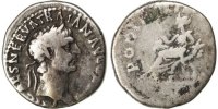 Denarius Coin, Trajan, Silver -