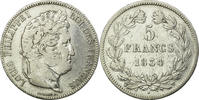 France 5 Francs Coin, Louis-Philippe, Lille, Silver -