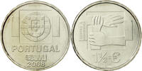 Portugal 1-1/2 Euro Copper-nickel, KM:828a -