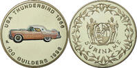 Suriname 100 Guilder Coin, Surinam, Copper-nickel, KM:46 -