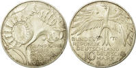 GERMANY - FEDERAL REPUBLIC 10 Mark 1972 G Coin, Karlsruhe, Silver S+ 141.82 元  ＋  41.42 元 运费